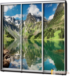 Шкаф купе 3х дв Фотопечать № 29