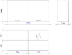 Шкаф ШГ-120 Смарт