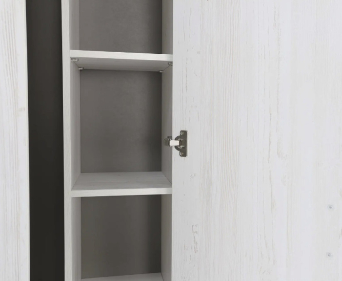 Шкаф угловой с зеркалом Ольга-Милк 9.2