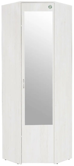 Шкаф угловой с зеркалом Ольга-Милк 9.2