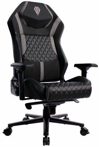 Кресло BRABIX PREMIUM "Core GM-160", мультиблок, 4D подлокотники, литой поролон, черное/серое, 532952