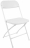 Стулья складные BRABIX "Golf CF-002", КОМПЛЕКТ 4 шт., белый каркас, пластик белый, 533031