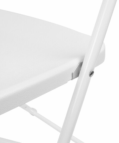 Стулья складные BRABIX "Golf CF-002", КОМПЛЕКТ 4 шт., белый каркас, пластик белый, 533031