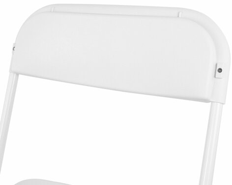 Стулья складные BRABIX "Golf CF-002", КОМПЛЕКТ 4 шт., белый каркас, пластик белый, 533031