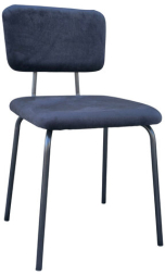 Стулья BRABIX "Dream CF-090", КОМПЛЕКТ 4 шт., черный каркас, ткань черная, 533243