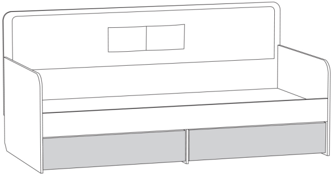 Кровать Вуди рестайлинг 11.02