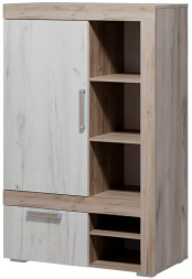 Шкаф комбинированный низкий Ольга 19