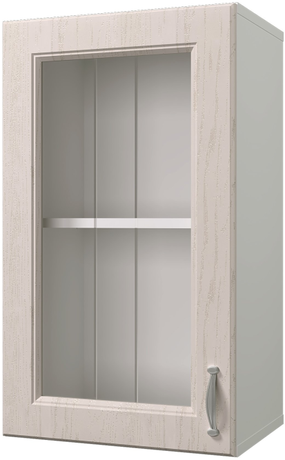 Шкаф навесной 400 мм (витрина) Принцесса