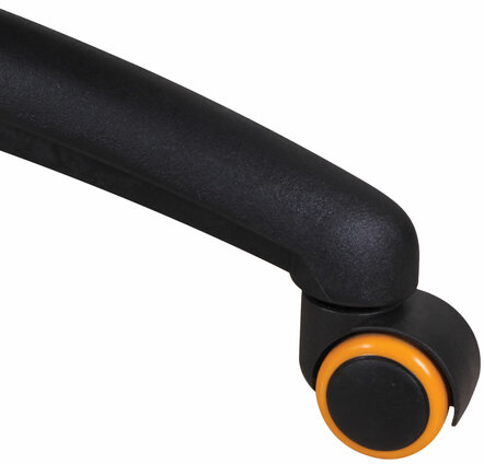 Кресло компьютерное BRABIX "GT Master GM-110", две подушки, экокожа, черное/желтое, 531927