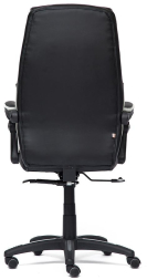 Кресло CAMBRIDGE кож/зам/ткань, черный/св.серый, 36-6/14