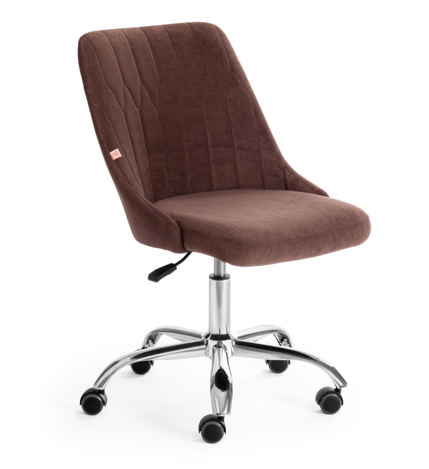 Кресло SWAN флок , коричневый, 6