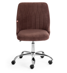 Кресло SWAN флок , коричневый, 6