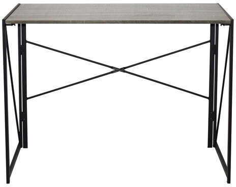 Стол на металлокаркасе BRABIX "LOFT CD-002", 1000х500х750 мм, складной, цвет дуб антик, 641213