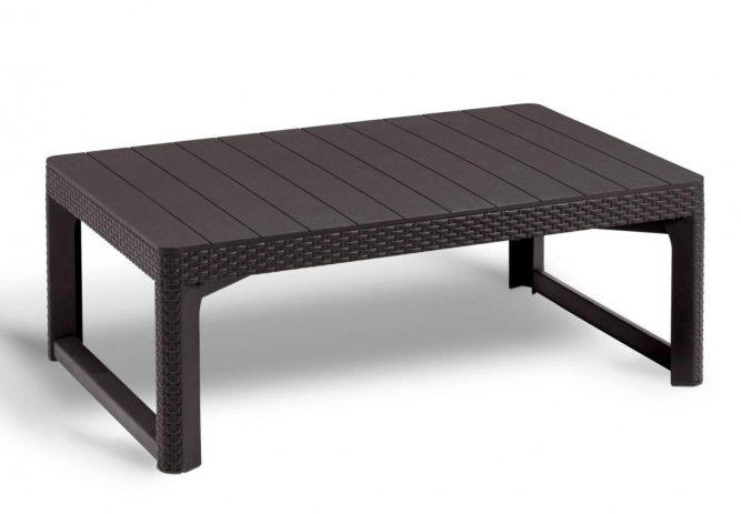 Стол раскладной Лион (Lyon rattan table) коричневый