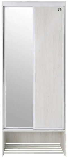 Шкаф купе с зеркалом Ольга-Милк 10