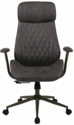 Кресло BRABIX PREMIUM Dakota EX-572, синхромеханизм, искусственная замша, темно-серый, 532943