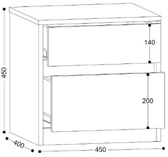 Тумба прикроватная Нильс 32