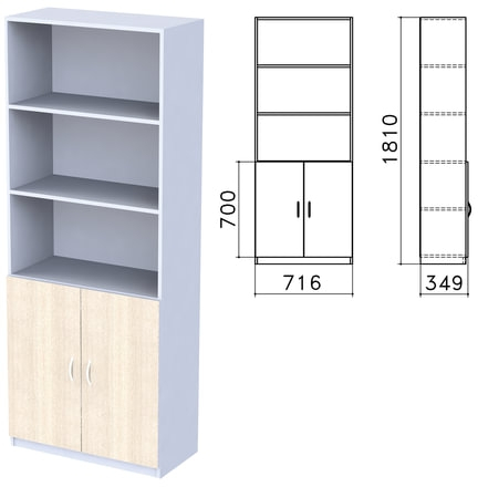 Шкаф полузакрытый Бюджет