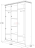 Шкаф 3-х дв. для одежды и белья Ольга 12 (МДФ)