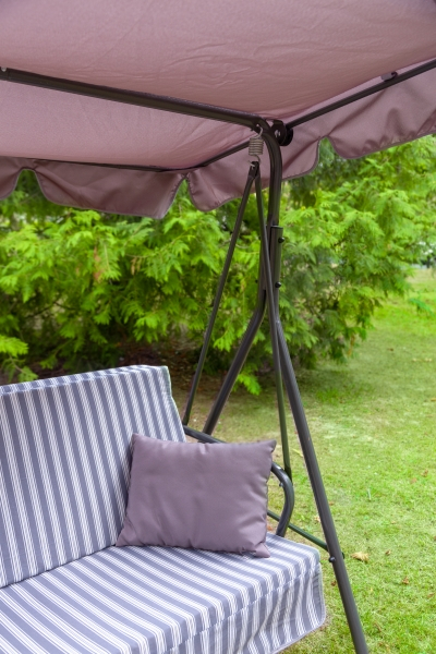 Качели садовые Габи с950 (серый/полоска)