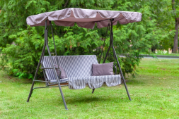 Качели садовые Габи с950 (серый/полоска)