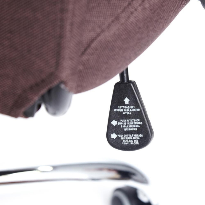 Кресло PROFIT ткань, коричневый/черный