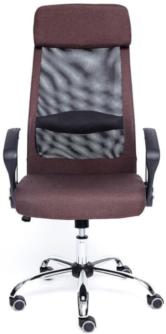 Кресло PROFIT ткань, коричневый/черный