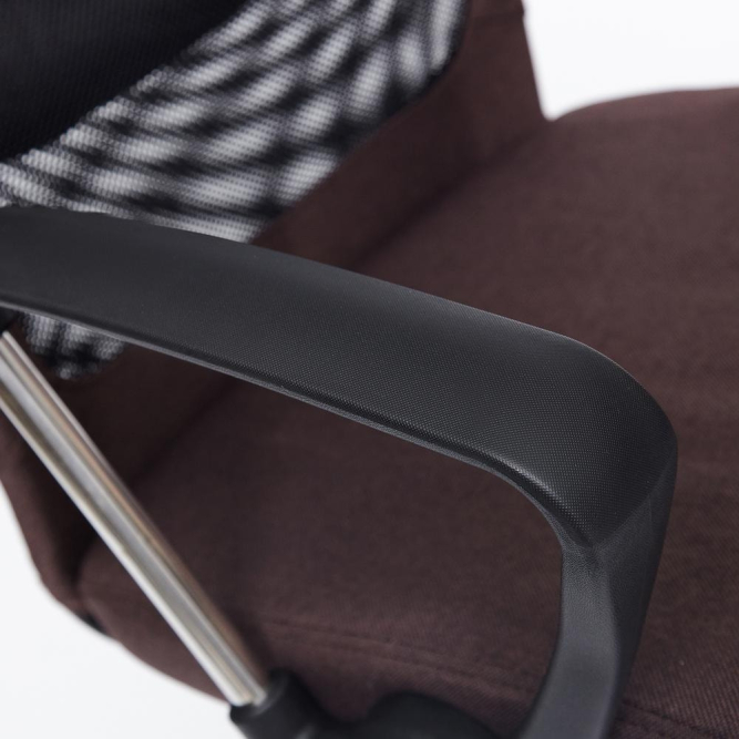 Кресло PROFIT ткань, коричневый/черный