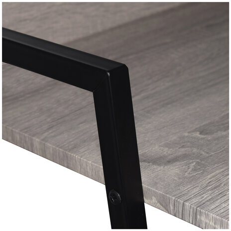 Стол на металлокаркасе BRABIX "LOFT CD-003", 640х420х840 мм, цвет дуб антик, 641216