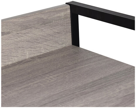 Стол на металлокаркасе BRABIX "LOFT CD-003", 640х420х840 мм, цвет дуб антик, 641216