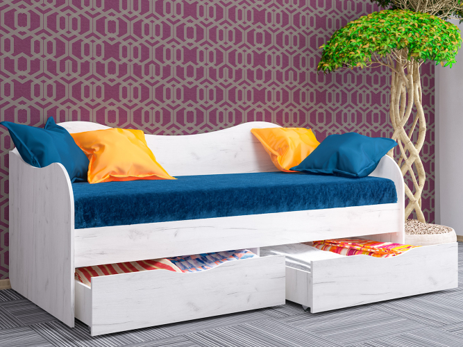 Кровать с ящиками БОКС