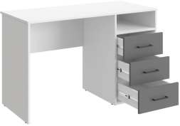 Стол Оскар ОС-20 белый структурный/графит