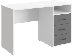 Стол Оскар ОС-20 белый структурный/графит