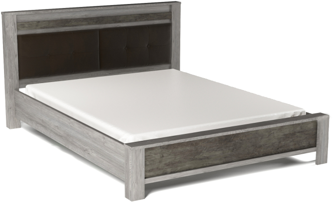 Кровать Люкс Денвер с мягкой вставкой изголовья