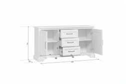 Тумба KOM2D3S (Стилиус)