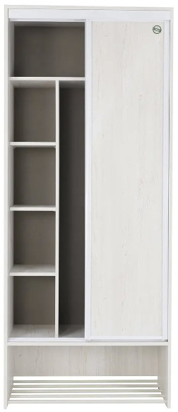 Шкаф купе с зеркалом Ольга-Милк 10.1