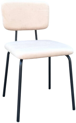 Стулья BRABIX "Dream CF-090", КОМПЛЕКТ 4 шт., черный каркас, ткань бежевая, 533251