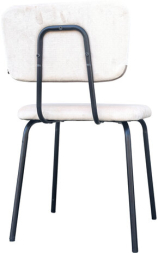 Стулья BRABIX "Dream CF-090", КОМПЛЕКТ 4 шт., черный каркас, ткань бежевая, 533251