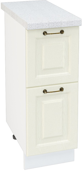 Шкаф нижний 2 ящика Кухня Ницца ШН2Я 300