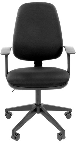 Кресло СН 661, с подлокотниками, черное 15-21, 1182994