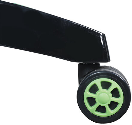 Кресло компьютерное BRABIX "GT Carbon GM-120", две подушки, экокожа, черное/зеленое, 531929