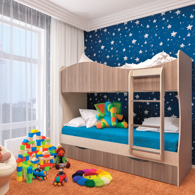 Кровать двухъярусная КУЗЯ