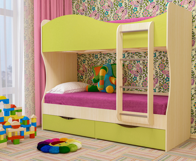 Кровать двухъярусная КУЗЯ