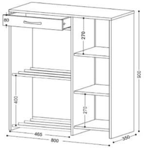 Закрытая консоль Ольга-Милк 53