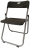 Стулья складные BRABIX "Golf Lite CF-017", КОМПЛЕКТ 4 шт., серебристый каркас, пластик, чёрный, 533034