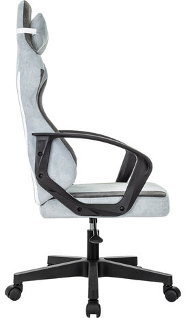 Кресло компьютерное BRABIX ''Forcer GM-127'', 2 подушки, ткань, серое/светло-голубое, 533214