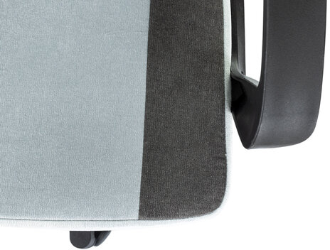 Кресло компьютерное BRABIX ''Forcer GM-127'', 2 подушки, ткань, серое/светло-голубое, 533214