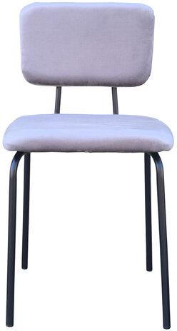 Стулья BRABIX "Dream CF-090", КОМПЛЕКТ 4 шт., черный каркас, ткань серая, 533252