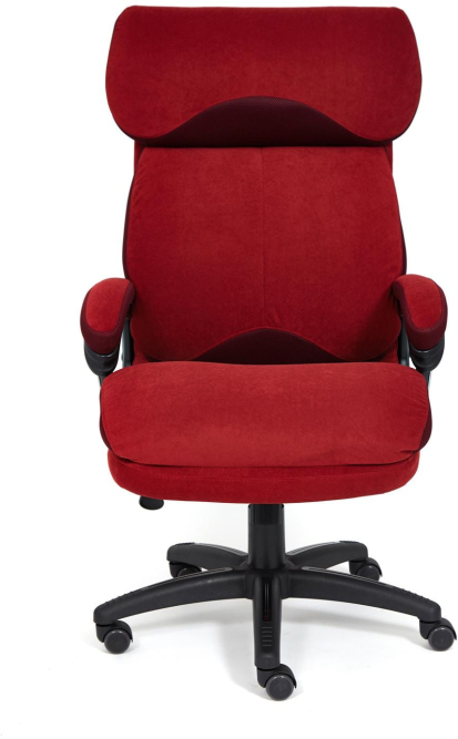 Кресло DUKE флок/ткань, бордо/бордо, 10/TW-13