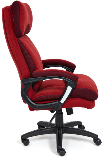 Кресло DUKE флок/ткань, бордо/бордо, 10/TW-13